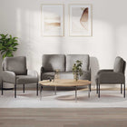 Bankset taupe 115x56x80 cm multiplex