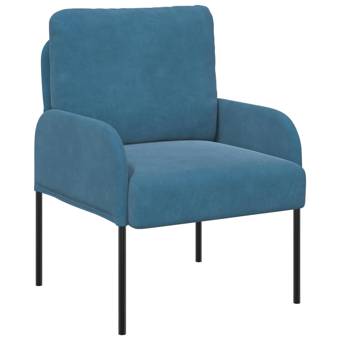 Sofa-Sets met kussen 3 pcs Blauw 115 x 56 x 80 cm Multiplex