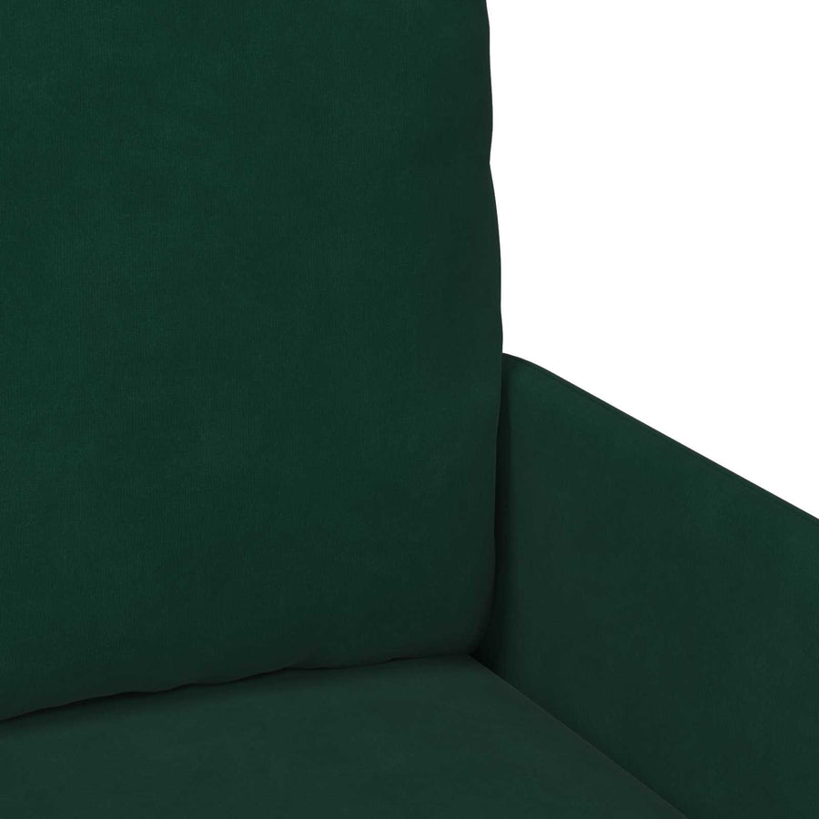 Sofa-Sets 3 pcs Donkergroen 115 x 56 x 80 cm Multiplex