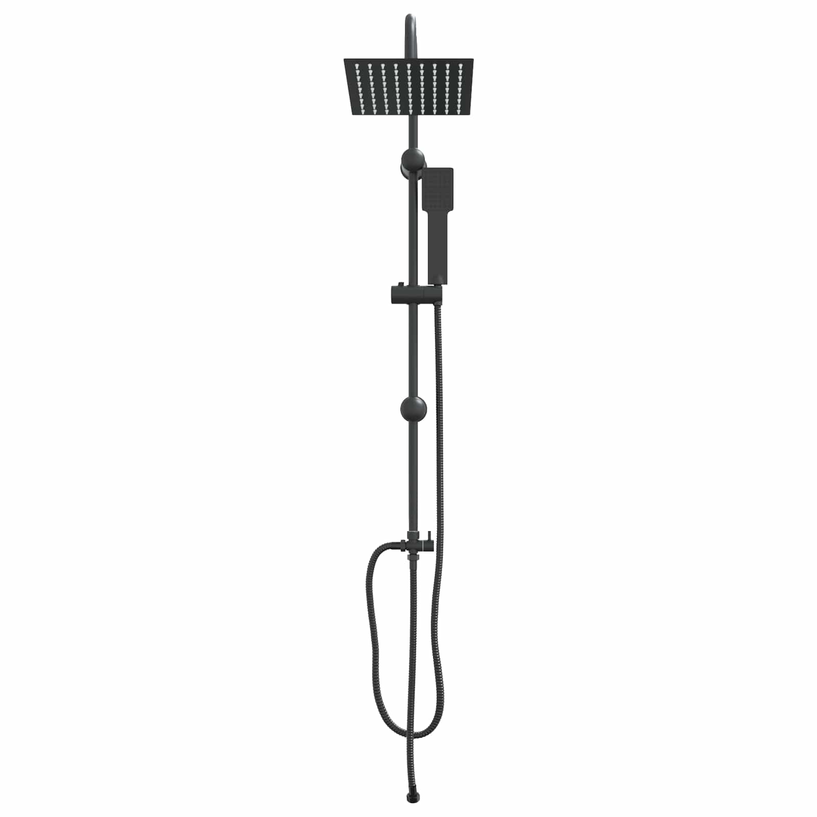 Douche systeem Zwart 45 x 20 x 96 cm