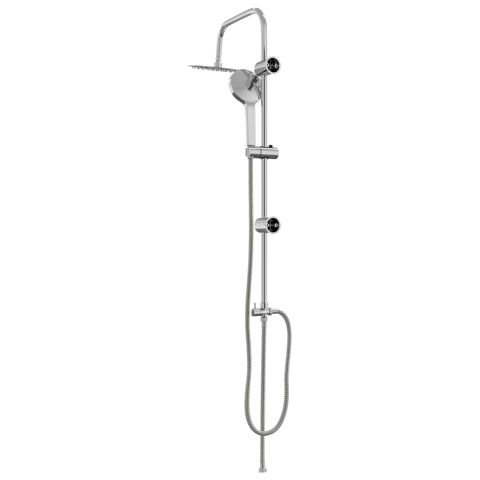 Douche systeem Zilver 45 x 20 x 96 cm