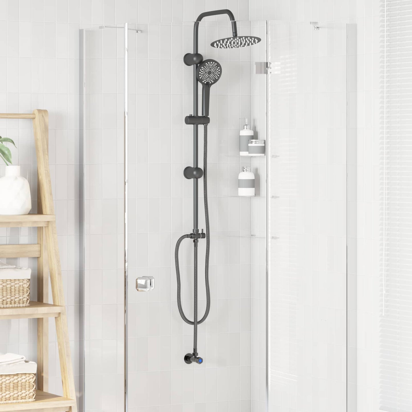 Douche systeem Zwart 45 x 20 x 96 cm