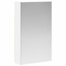 Badkamer spiegelkast Wit 30 x 10,5 x 50 cm Bewerkt hout