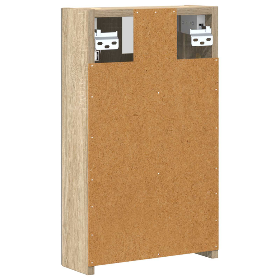 Badkamer spiegelkast met plank Sonoma Eiken 30 x 10,5 x 50 cm
