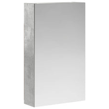 Badkamer spiegelkast Beton Grijs 30 x 10,5 x 50 cm Bewerkt hout