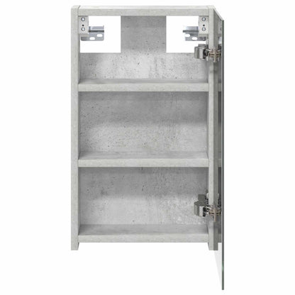 Badkamer spiegelkast Beton Grijs 30 x 10,5 x 50 cm Bewerkt hout