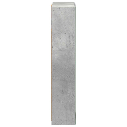 Badkamer spiegelkast Beton Grijs 30 x 10,5 x 50 cm Bewerkt hout
