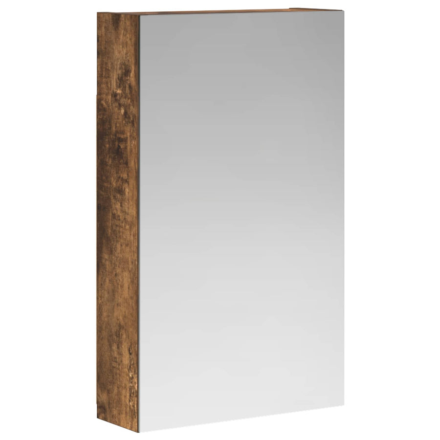 Badkamer spiegelkast met plank Gerookt eiken 30 x 10,5 x 50 cm