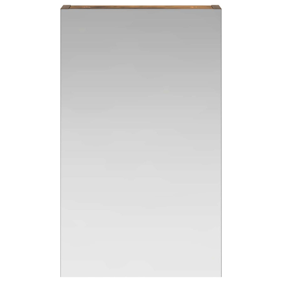 Badkamer spiegelkast met plank Gerookt eiken 30 x 10,5 x 50 cm