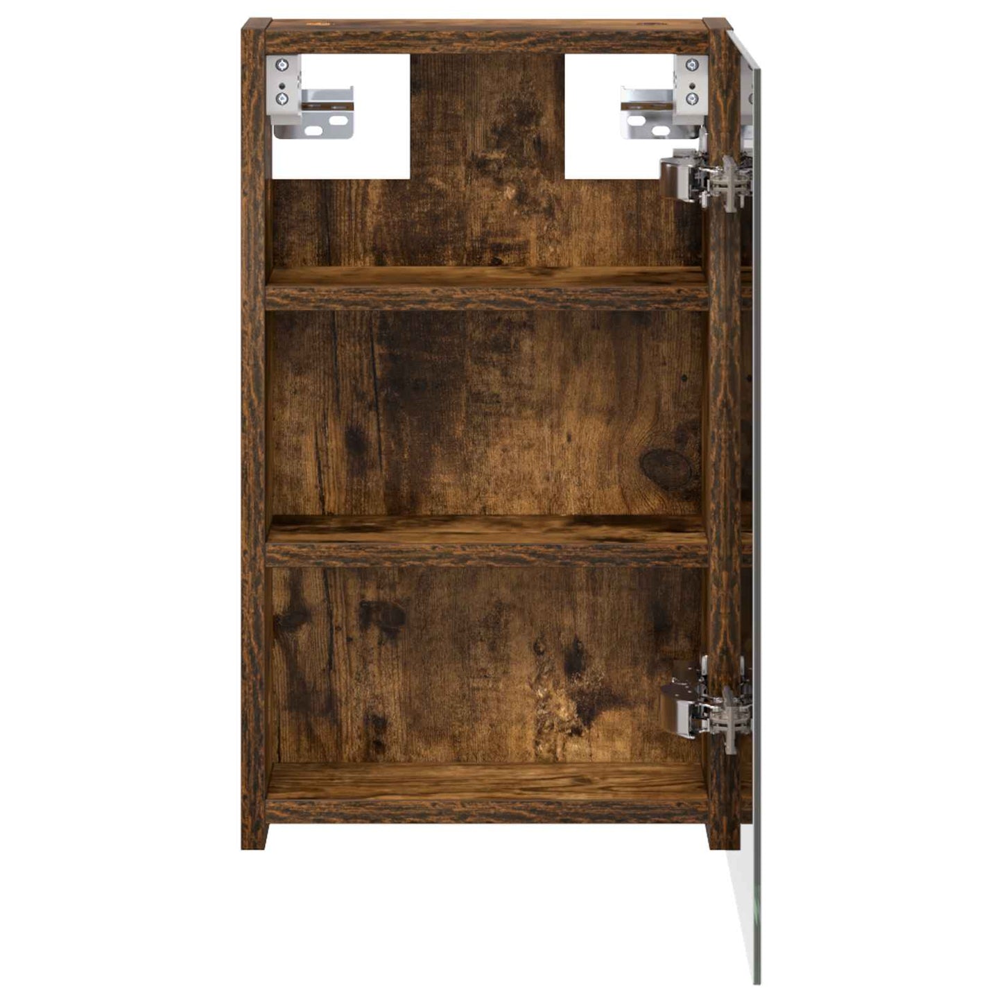 Badkamer spiegelkast met plank Gerookt eiken 30 x 10,5 x 50 cm