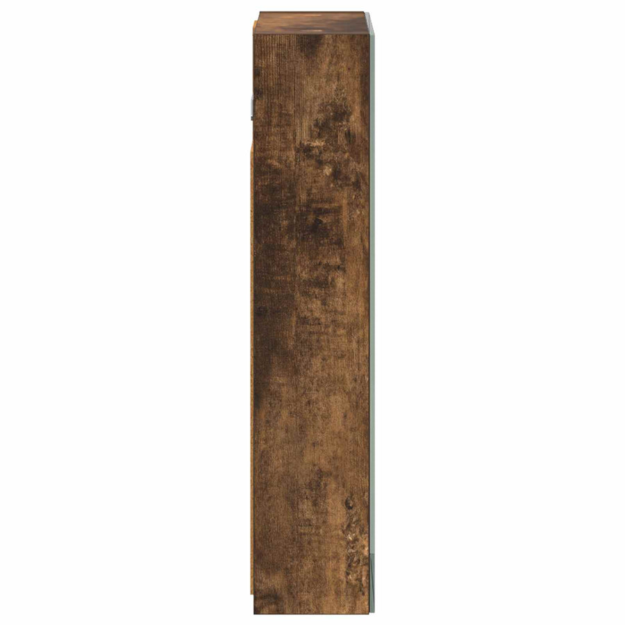 Badkamer spiegelkast met plank Gerookt eiken 30 x 10,5 x 50 cm