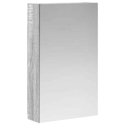 Badkamer spiegelkast met plank Grijs Sonoma 30 x 10,5 x 50 cm