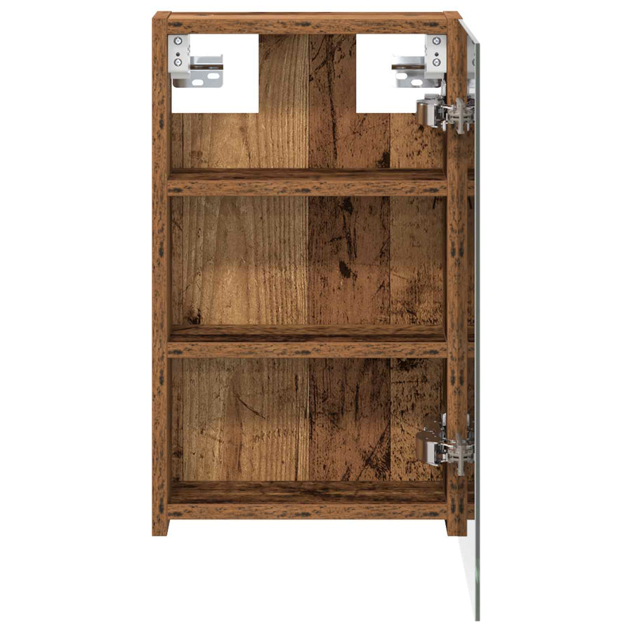 Badkamer spiegelkast Oudhout 30 x 10,5 x 50 cm Bewerkt hout
