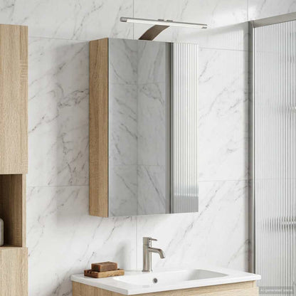 Badkamer spiegelkast met plank Sonoma Eiken 30 x 10,5 x 50 cm