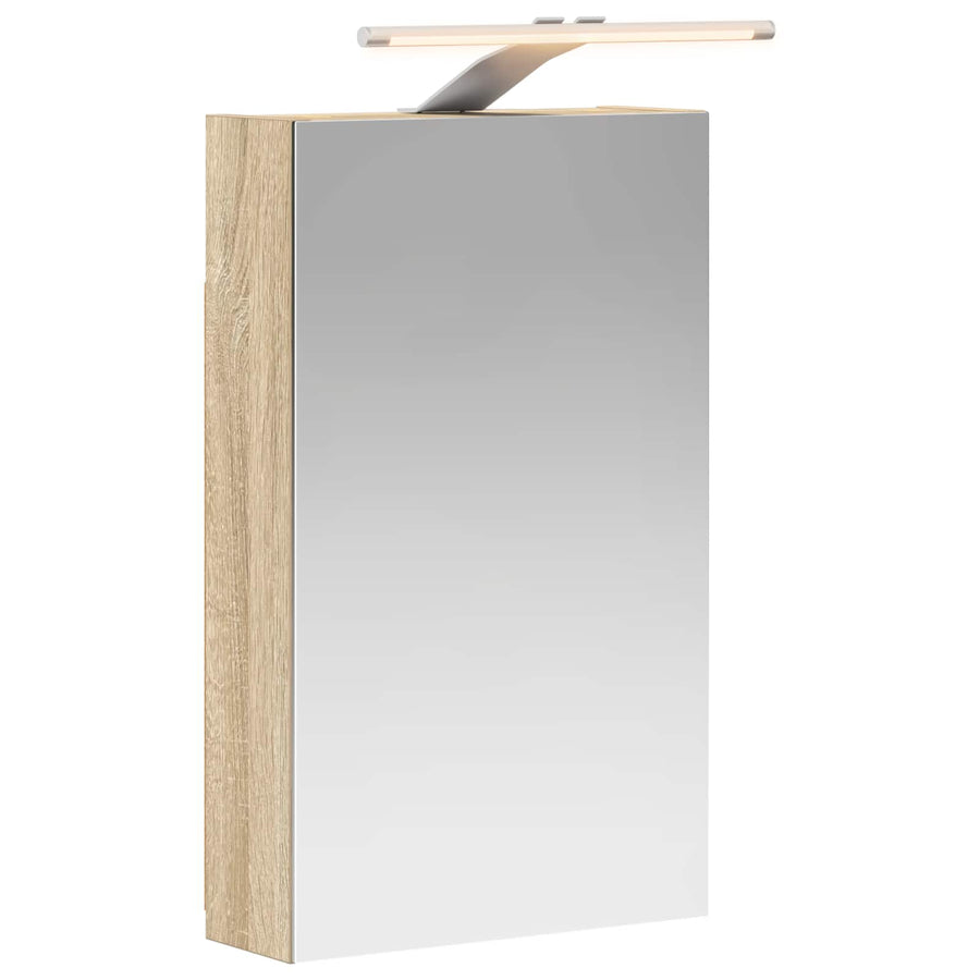 Badkamer spiegelkast met plank Sonoma Eiken 30 x 10,5 x 50 cm