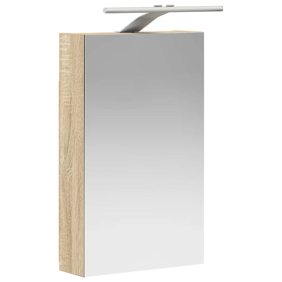 Badkamer spiegelkast met plank Sonoma Eiken 30 x 10,5 x 50 cm