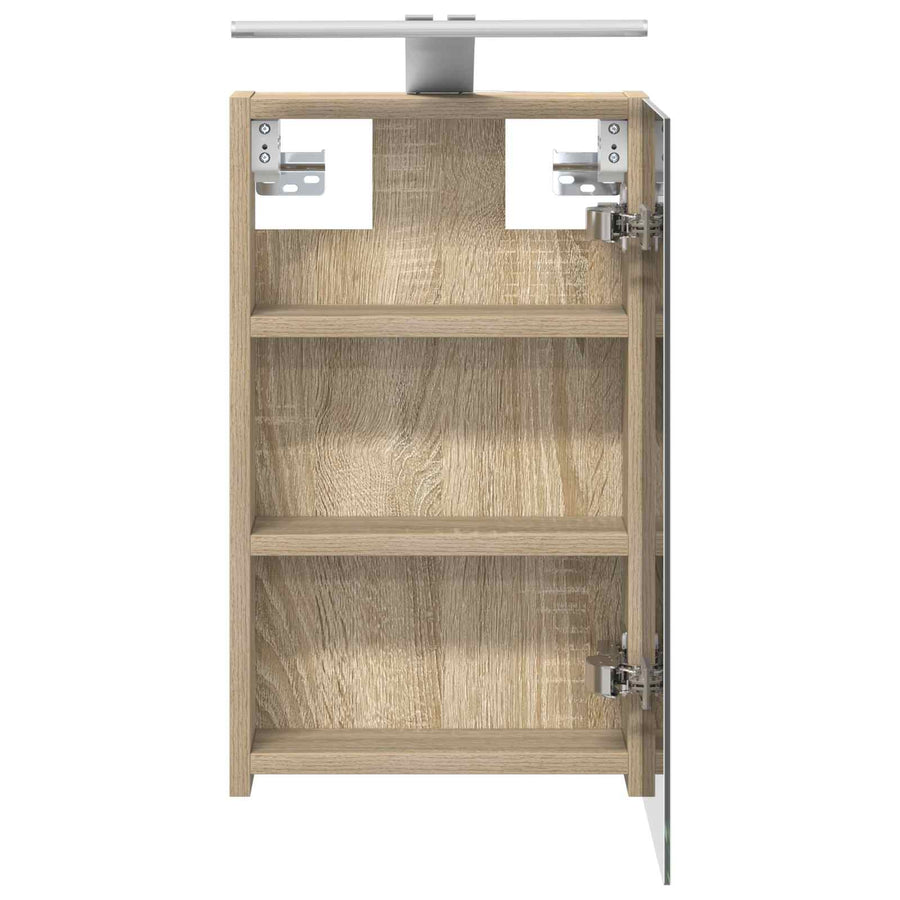 Badkamer spiegelkast met plank Sonoma Eiken 30 x 10,5 x 50 cm