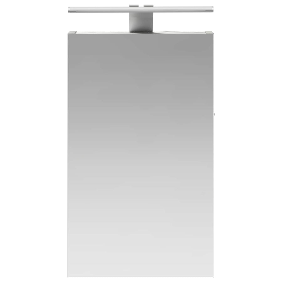 Badkamer spiegelkast Beton Grijs 30 x 10,5 x 50 cm Bewerkt hout