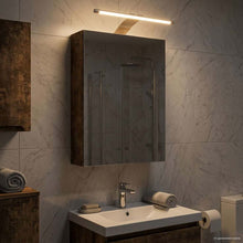 Badkamer spiegelkast met plank Gerookt eiken 30 x 10,5 x 50 cm