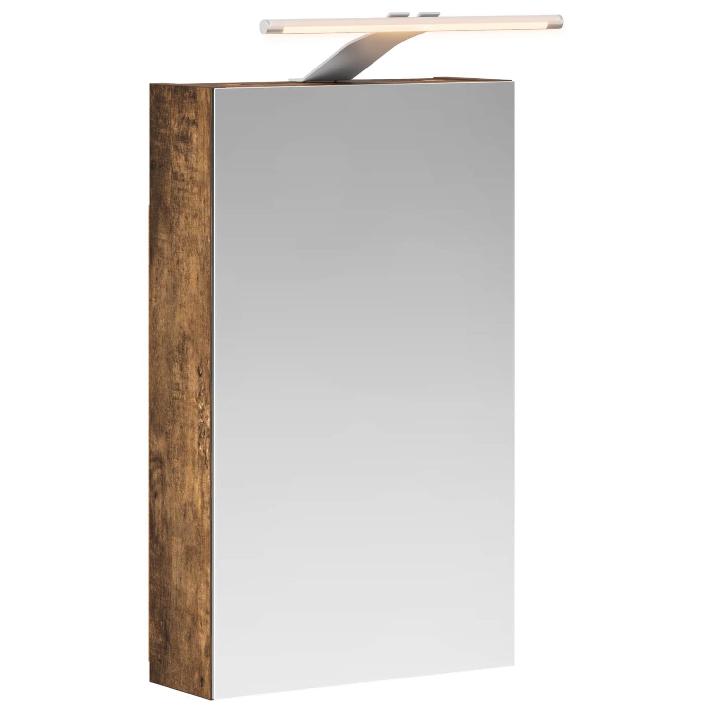 Badkamer spiegelkast met plank Gerookt eiken 30 x 10,5 x 50 cm