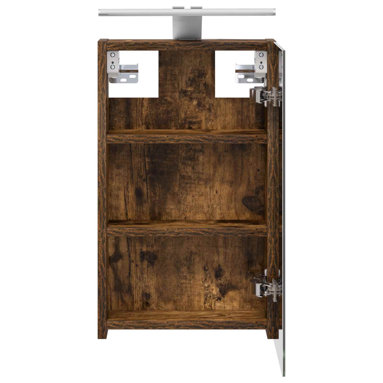 Badkamer spiegelkast met plank Gerookt eiken 30 x 10,5 x 50 cm