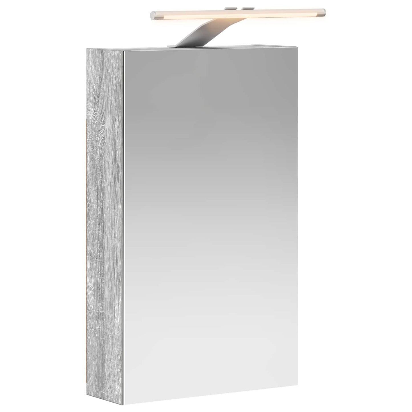 Badkamer spiegelkast met plank Grijs Sonoma 30 x 10,5 x 50 cm