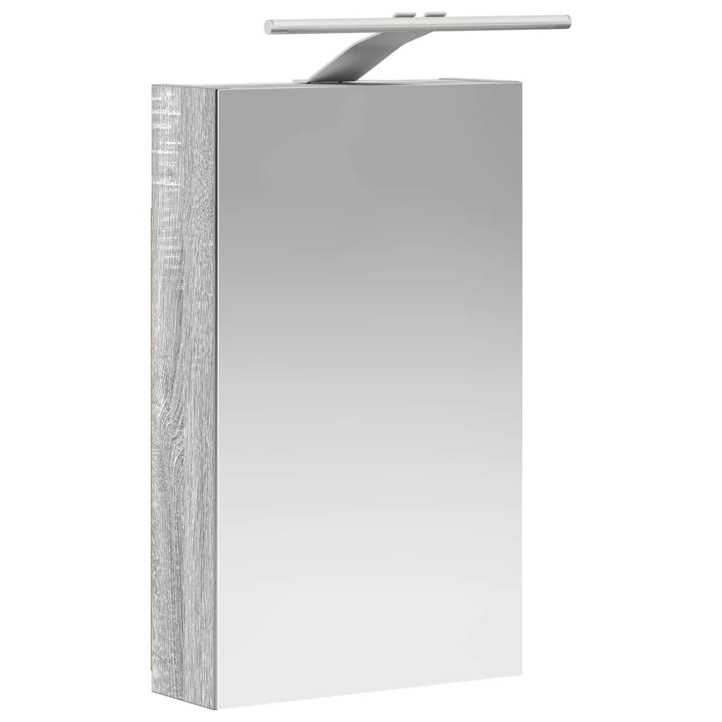 Badkamer spiegelkast met plank Grijs Sonoma 30 x 10,5 x 50 cm