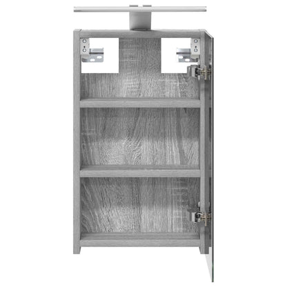 Badkamer spiegelkast met plank Grijs Sonoma 30 x 10,5 x 50 cm