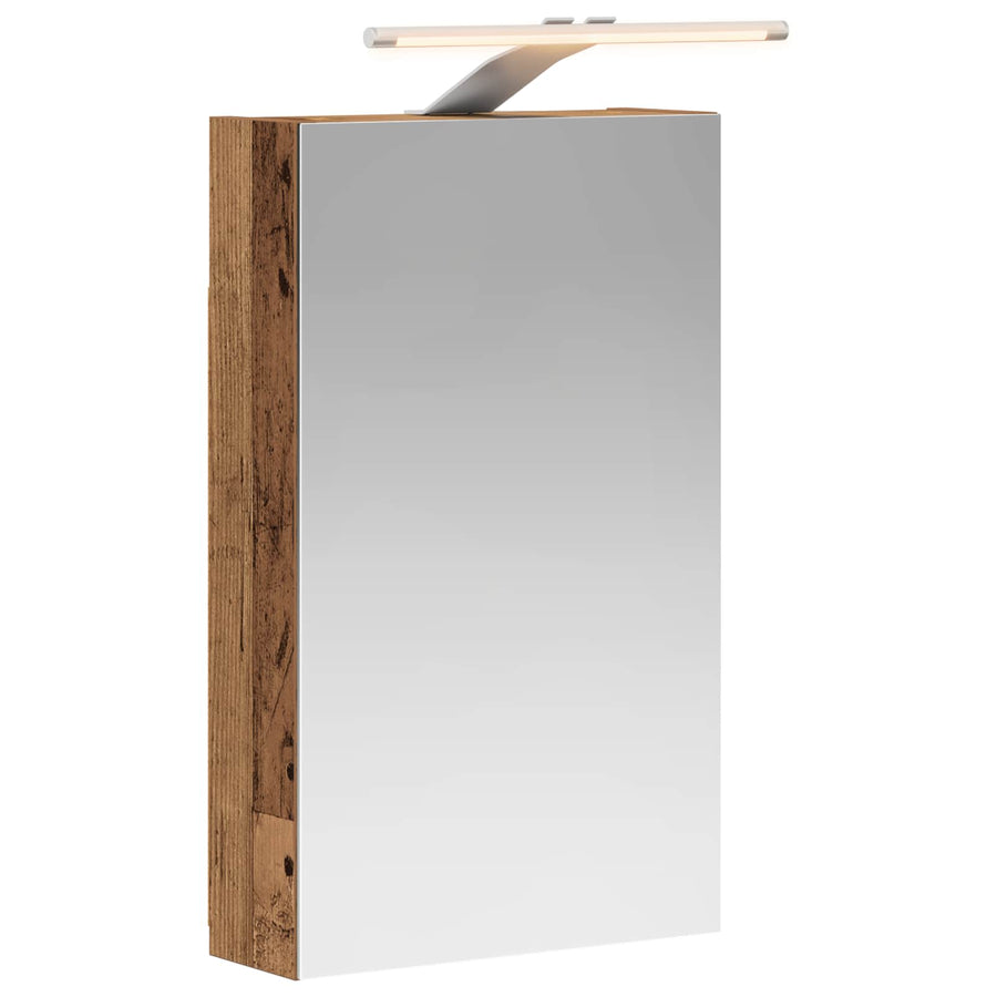 Badkamer spiegelkast Oudhout 30 x 10,5 x 50 cm Bewerkt hout