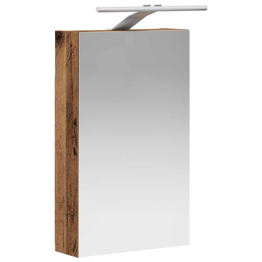 Badkamer spiegelkast Oudhout 30 x 10,5 x 50 cm Bewerkt hout
