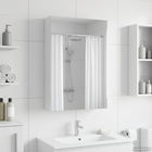 Bathroom mirror cabinet White 40 x 10.5 x 60.5 cm Engineered wood