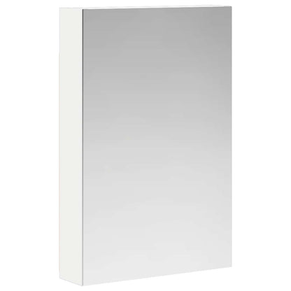 Badkamer spiegelkast Wit 40 x 10,5 x 60,5 cm Bewerkt hout