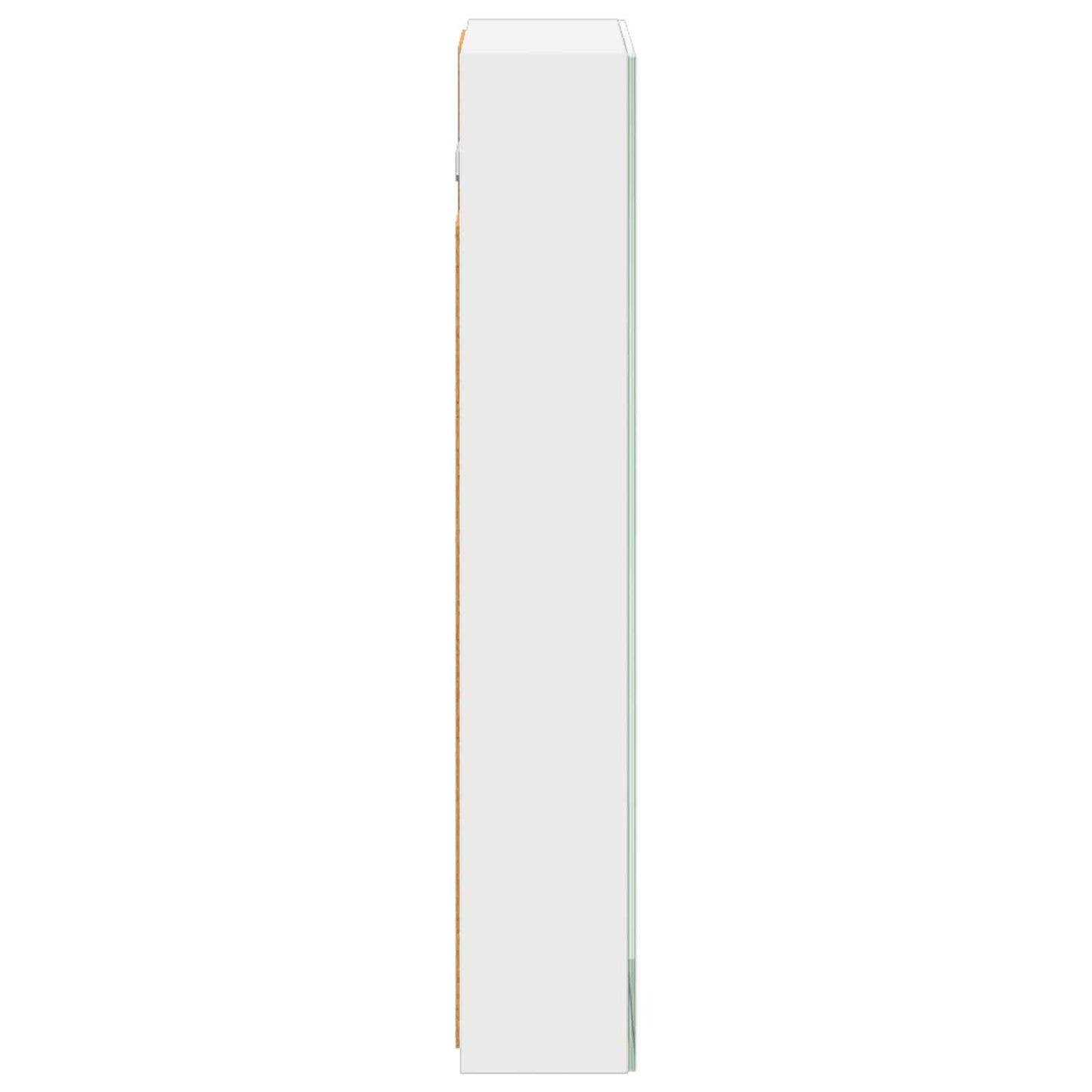 Badkamer spiegelkast Wit 40 x 10,5 x 60,5 cm Bewerkt hout