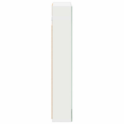 Badkamer spiegelkast Wit 40 x 10,5 x 60,5 cm Bewerkt hout