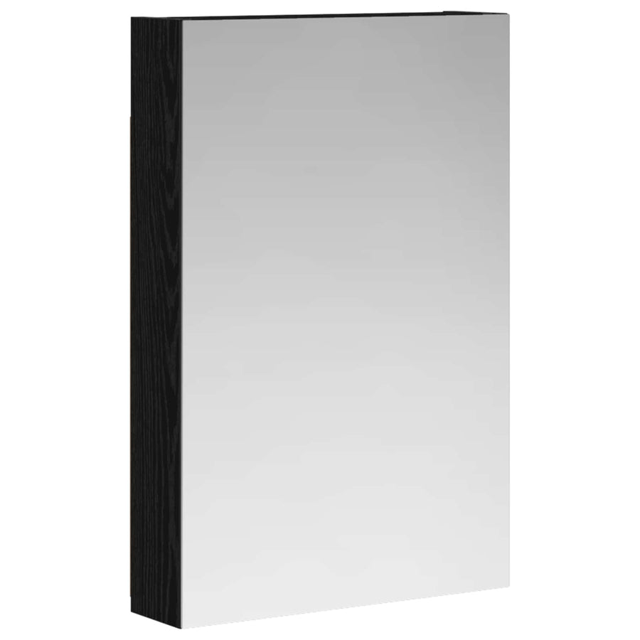 Badkamer spiegelkast met plank Zwart Eiken 40 x 10,5 x 60,5 cm