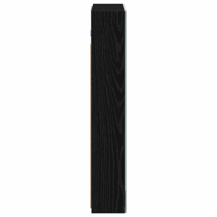 Badkamer spiegelkast met plank Zwart Eiken 40 x 10,5 x 60,5 cm