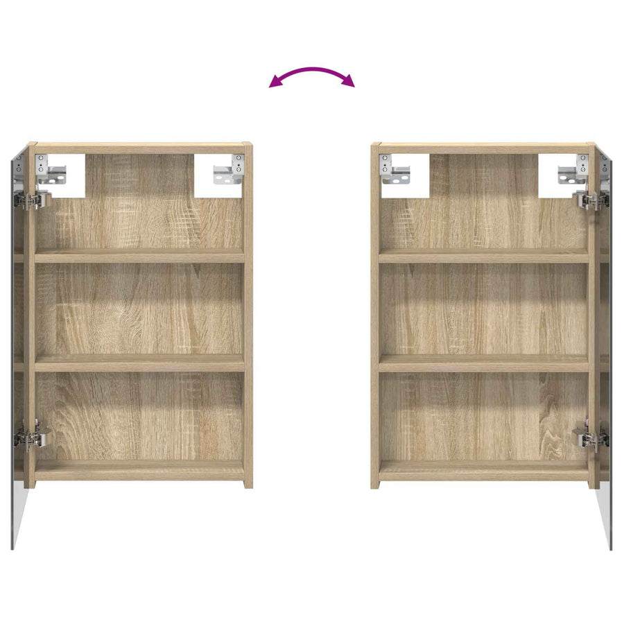 Badkamer spiegelkast met plank Sonoma Eiken 40 x 10,5 x 60,5 cm