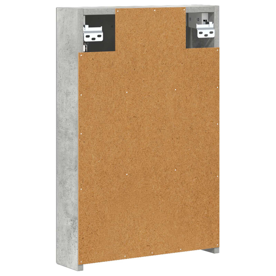 Badkamer spiegelkast Beton Grijs 40 x 10,5 x 60,5 cm