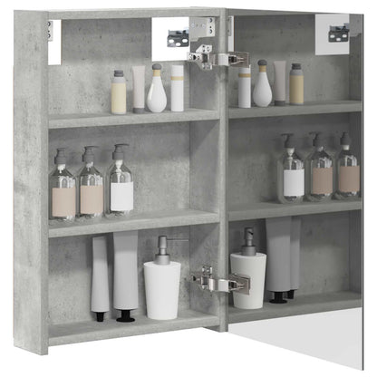 Badkamer spiegelkast met plank Beton Grijs 40 x 10,5 x 60,5 cm