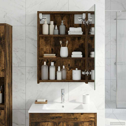Badkamer spiegelkast Gerookt eiken 40 x 10,5 x 60,5 cm