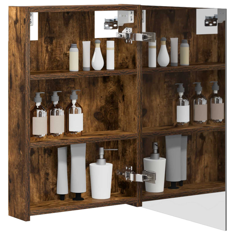 Badkamer spiegelkast Gerookt eiken 40 x 10,5 x 60,5 cm