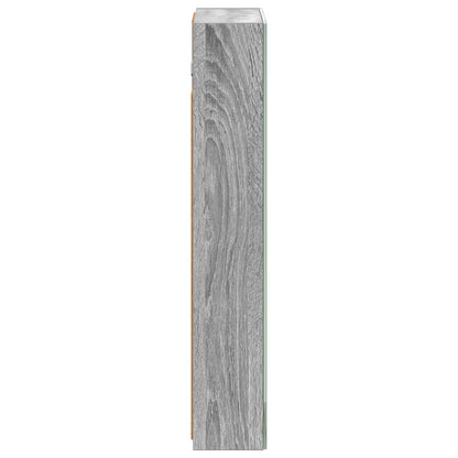 Badkamer spiegelkast met plank Grijs Sonoma 40 x 10,5 x 60,5 cm