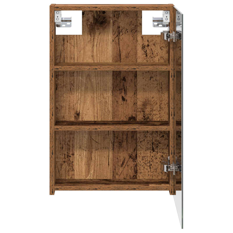 Badkamer spiegelkast Oudhout 40 x 10,5 x 60,5 cm Bewerkt hout