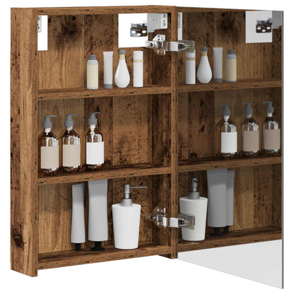 Badkamer spiegelkast Oudhout 40 x 10,5 x 60,5 cm Bewerkt hout