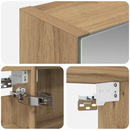 Badkamer spiegelkast Ambachtelijk eiken 40 x 10,5 x 60,5 cm