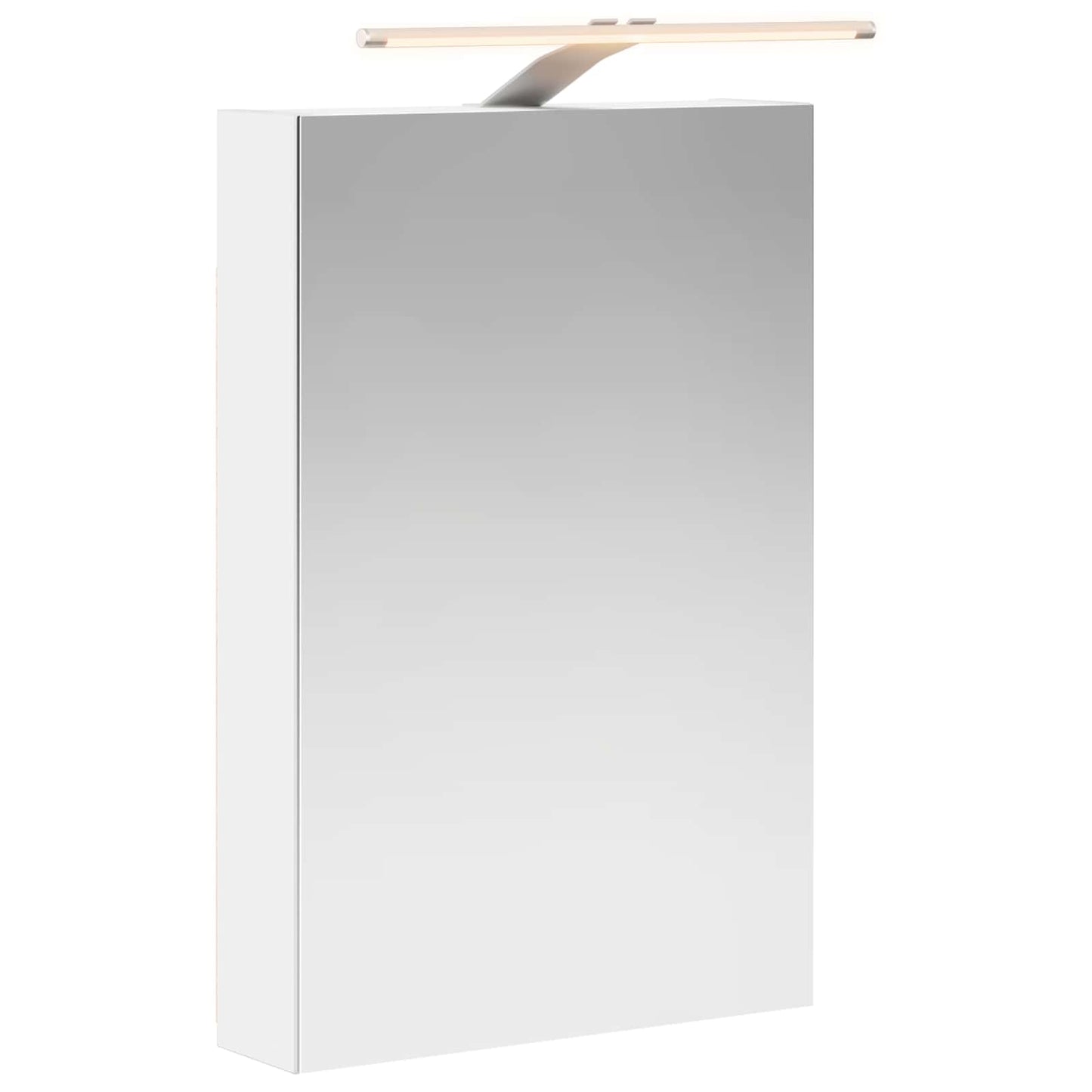 Badkamer spiegelkast Wit 40 x 10,5 x 60,5 cm Bewerkt hout