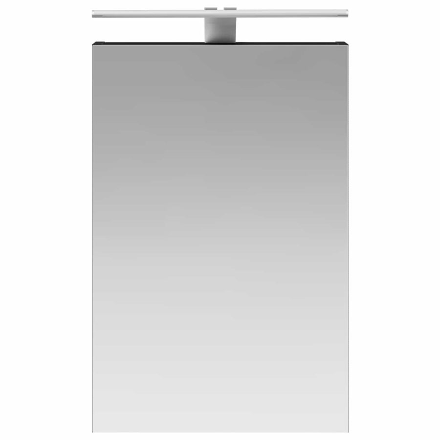 Badkamer spiegelkast met plank Zwart Eiken 40 x 10,5 x 60,5 cm