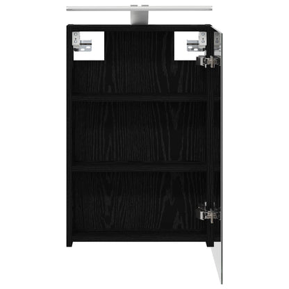 Badkamer spiegelkast met plank Zwart Eiken 40 x 10,5 x 60,5 cm
