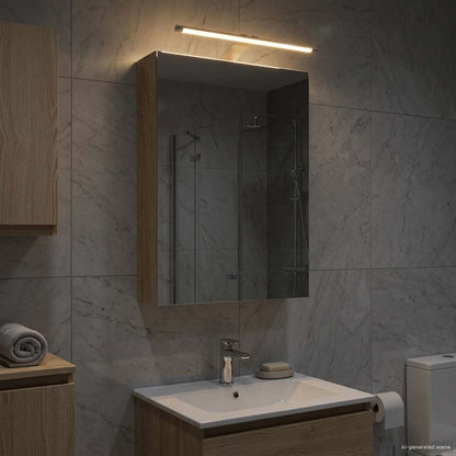 Badkamer spiegelkast met plank Sonoma Eiken 40 x 10,5 x 60,5 cm