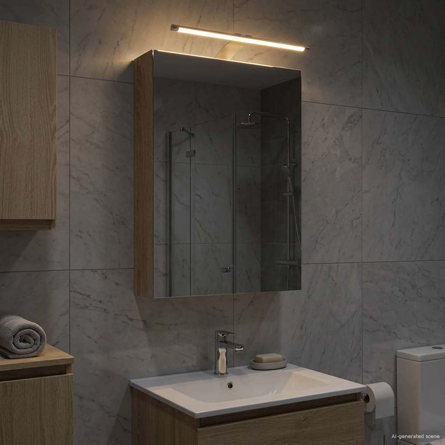 Badkamer spiegelkast met plank Sonoma Eiken 40 x 10,5 x 60,5 cm